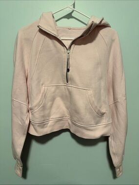 Women’s lululemon Light Pink Half-Zip Hoodie